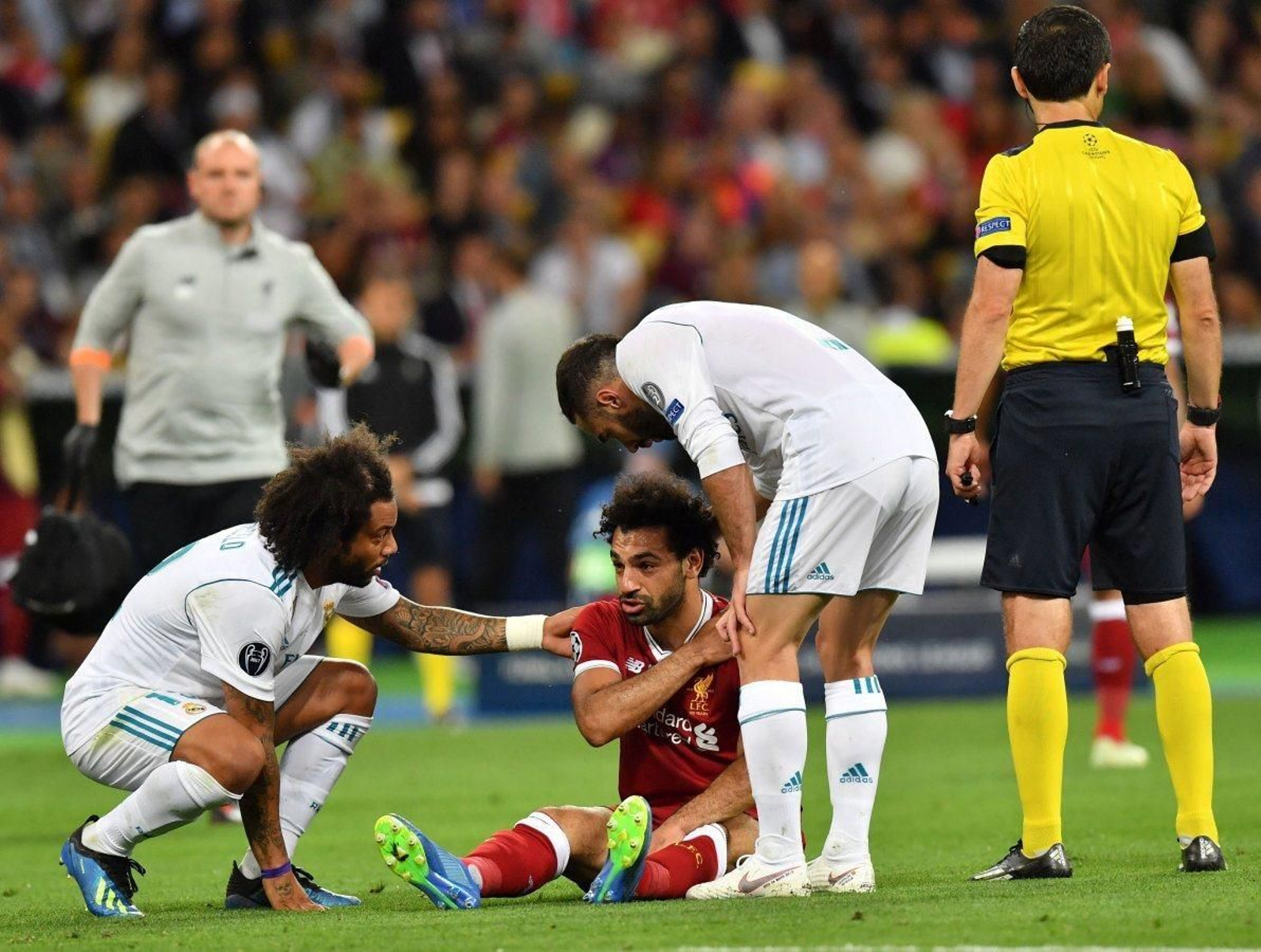 Las imágenes de la final de la Champions en Kiev