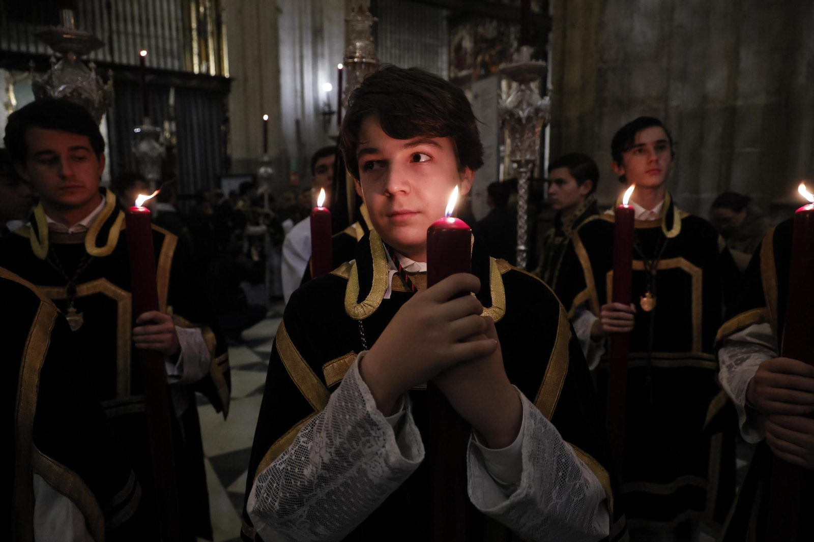 Las imágenes del Vía crucis de las Hermandades