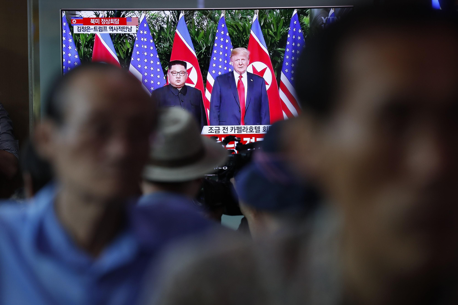 Las imágenes del encuentro entre Kim Jong-un y Trump