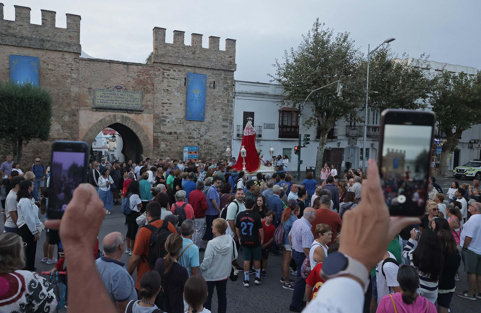 Fotos del regreso de la Virgen de la Luz a su santuario en Tarifa