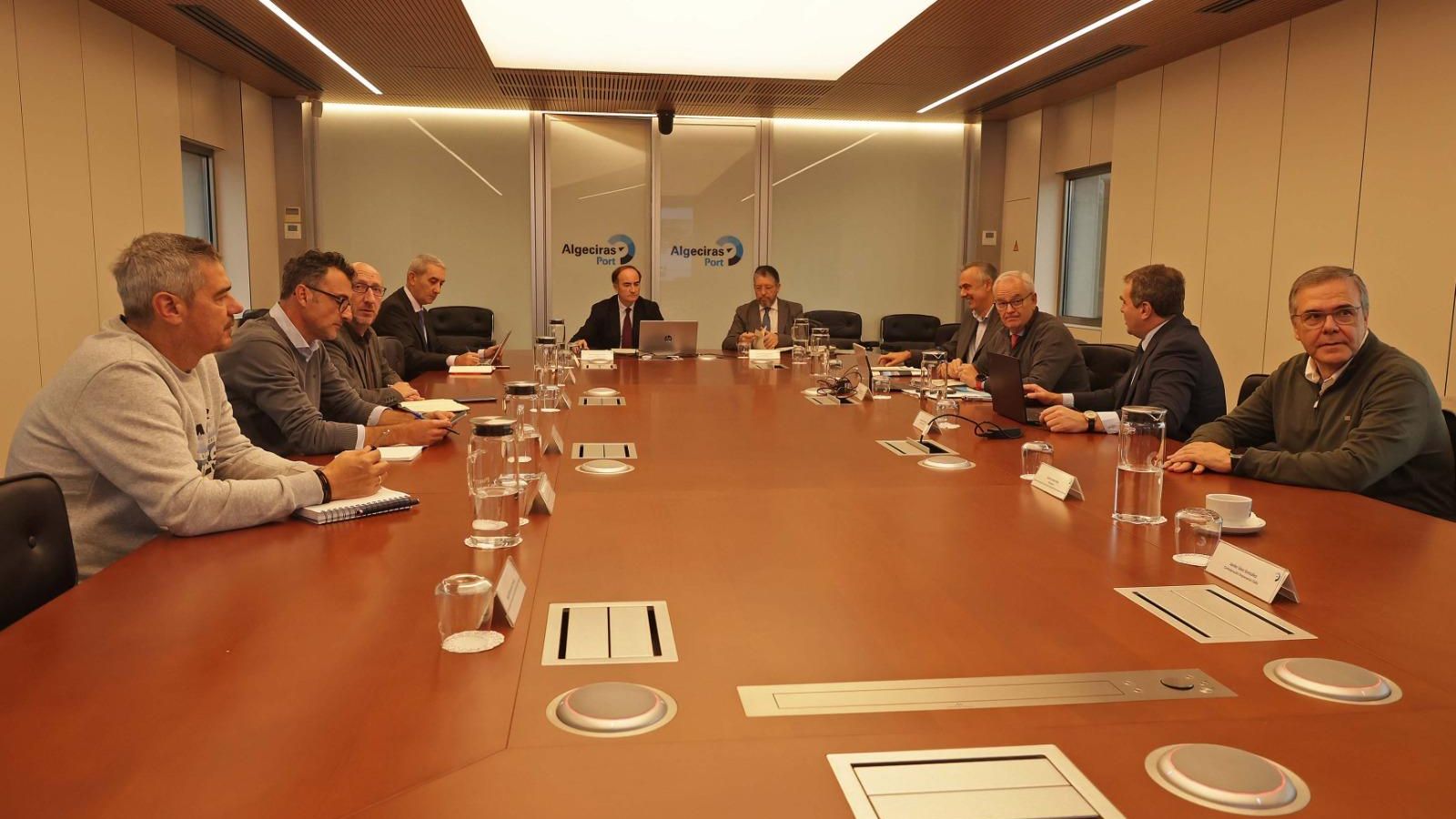 La reunión del Consejo de Administración de la APBA, este lunes.