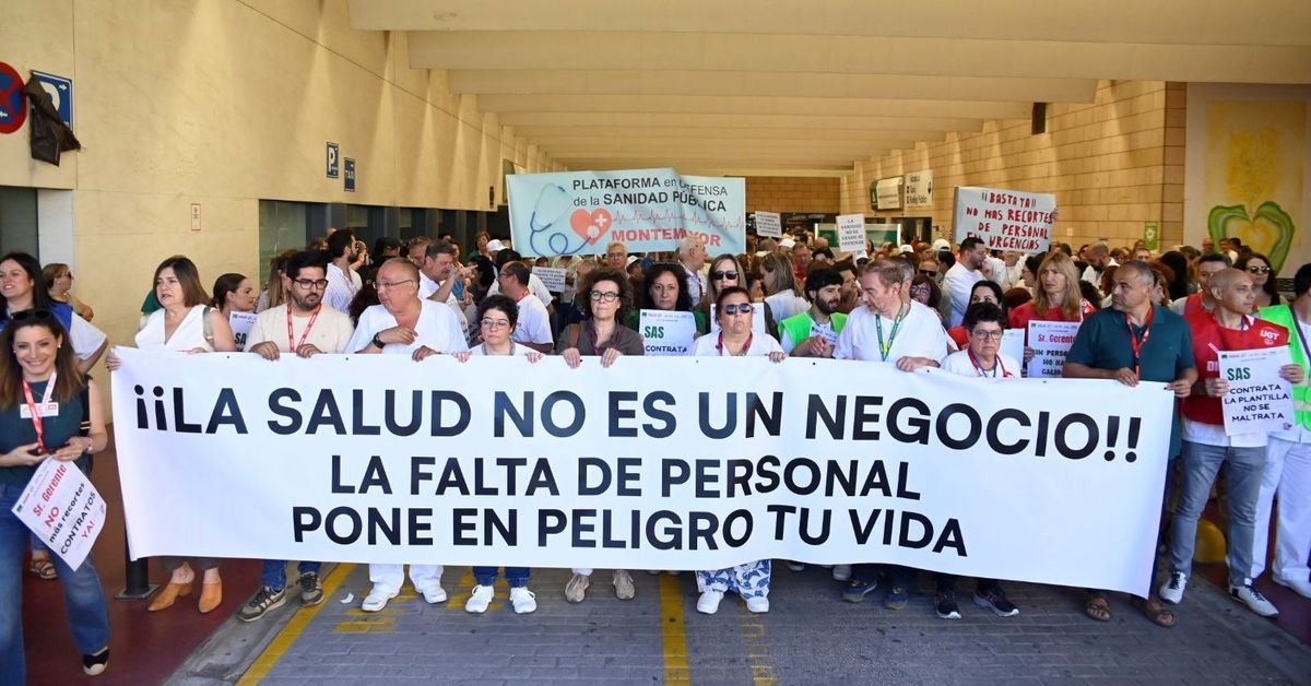 La sanidad pública arde en Córdoba por la falta de personal