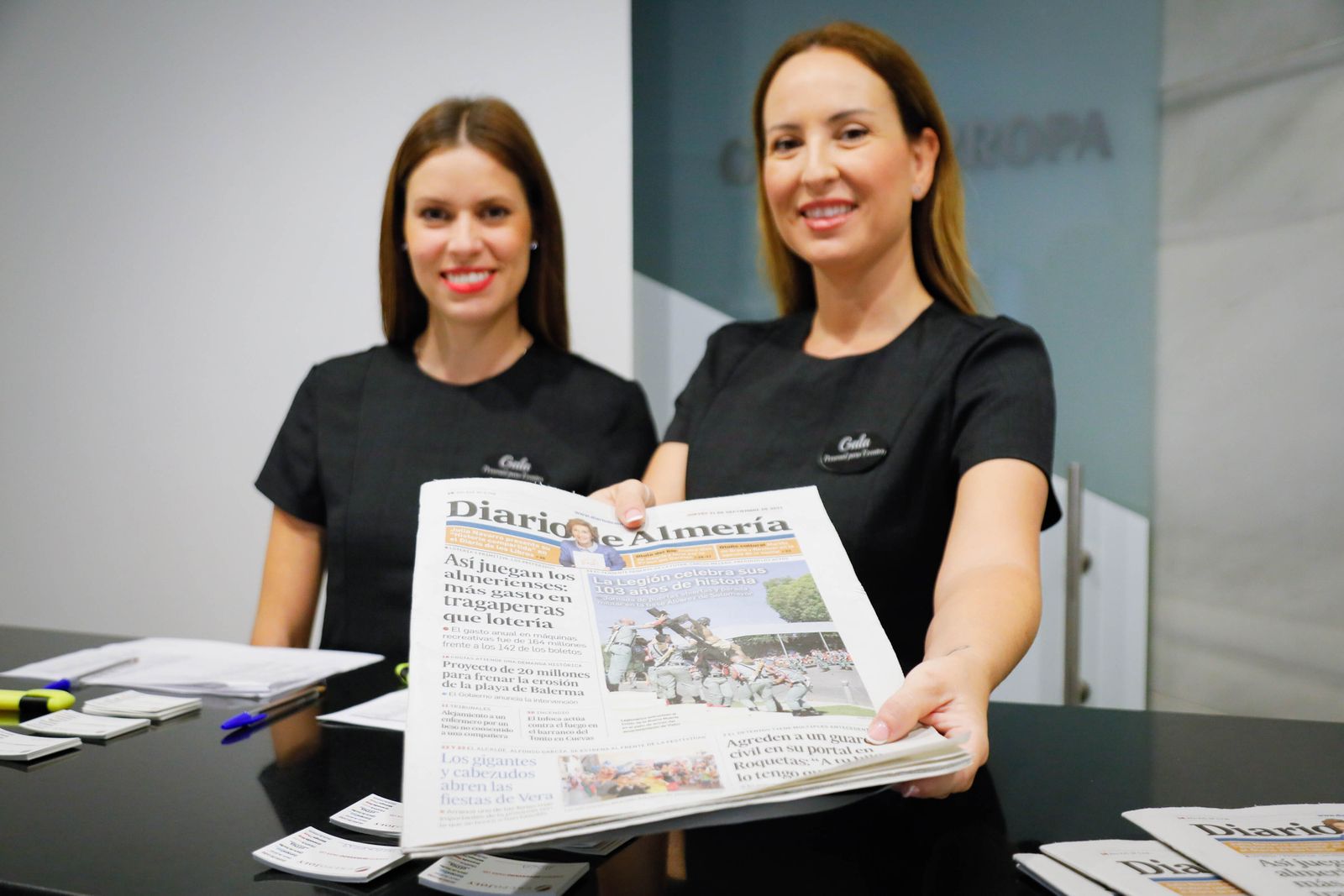 Imágenes del desayuno coloquio de Diario de Almería, con Jesús Barranco, CEO de La Unión