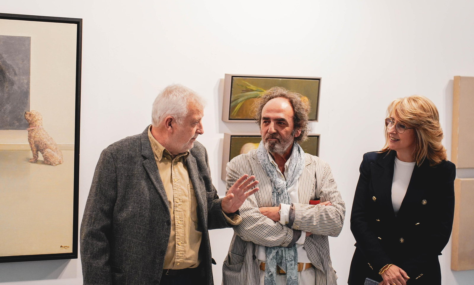 Inauguración de la exposición de Manuel Cano y Javier Machimbarrena en la sala Cajasur de Algeciras