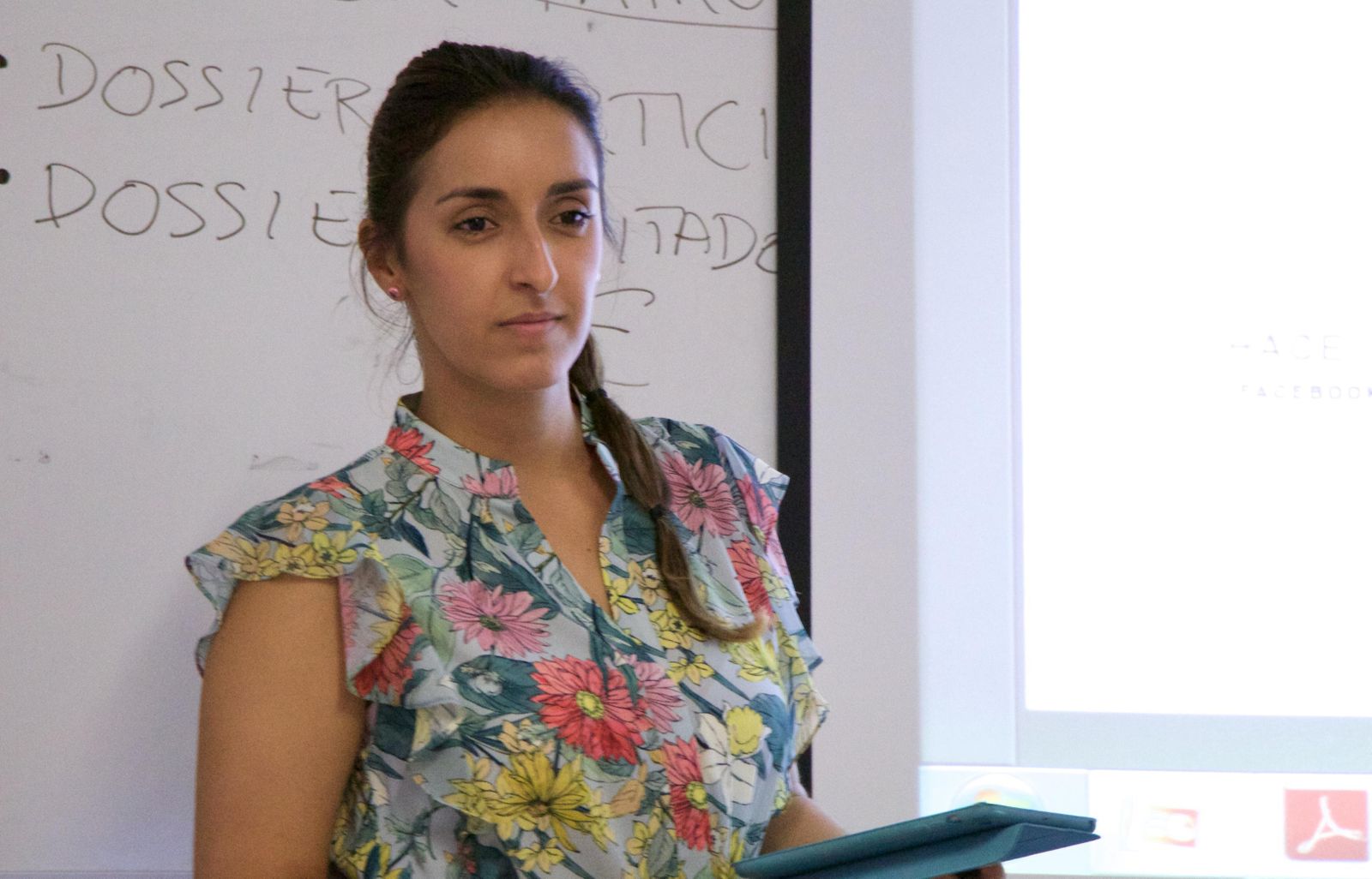 La periodista Rocío Ponce