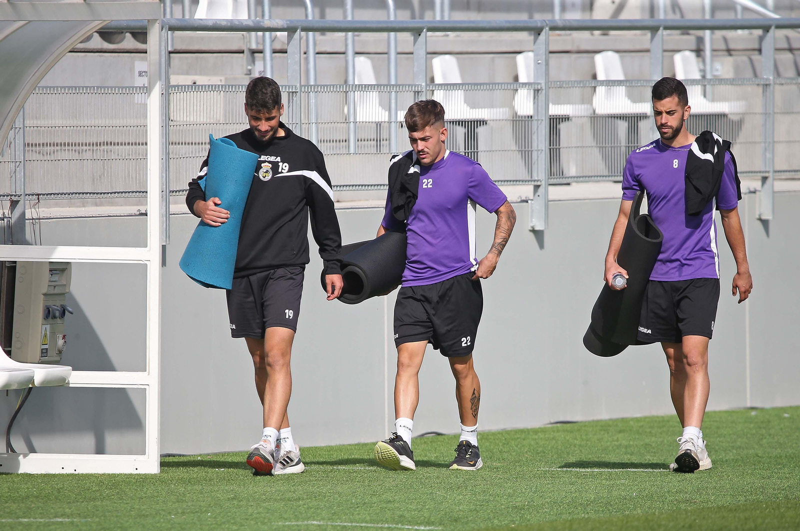 Fotos del entrenamiento de la Balona