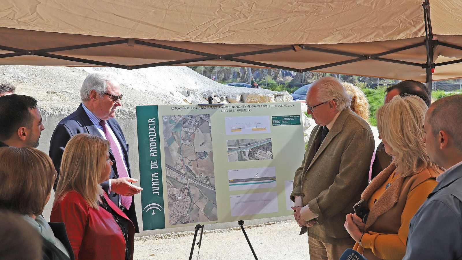 Un momento de la explicación ofrecida por la Junta sobre el proyecto.