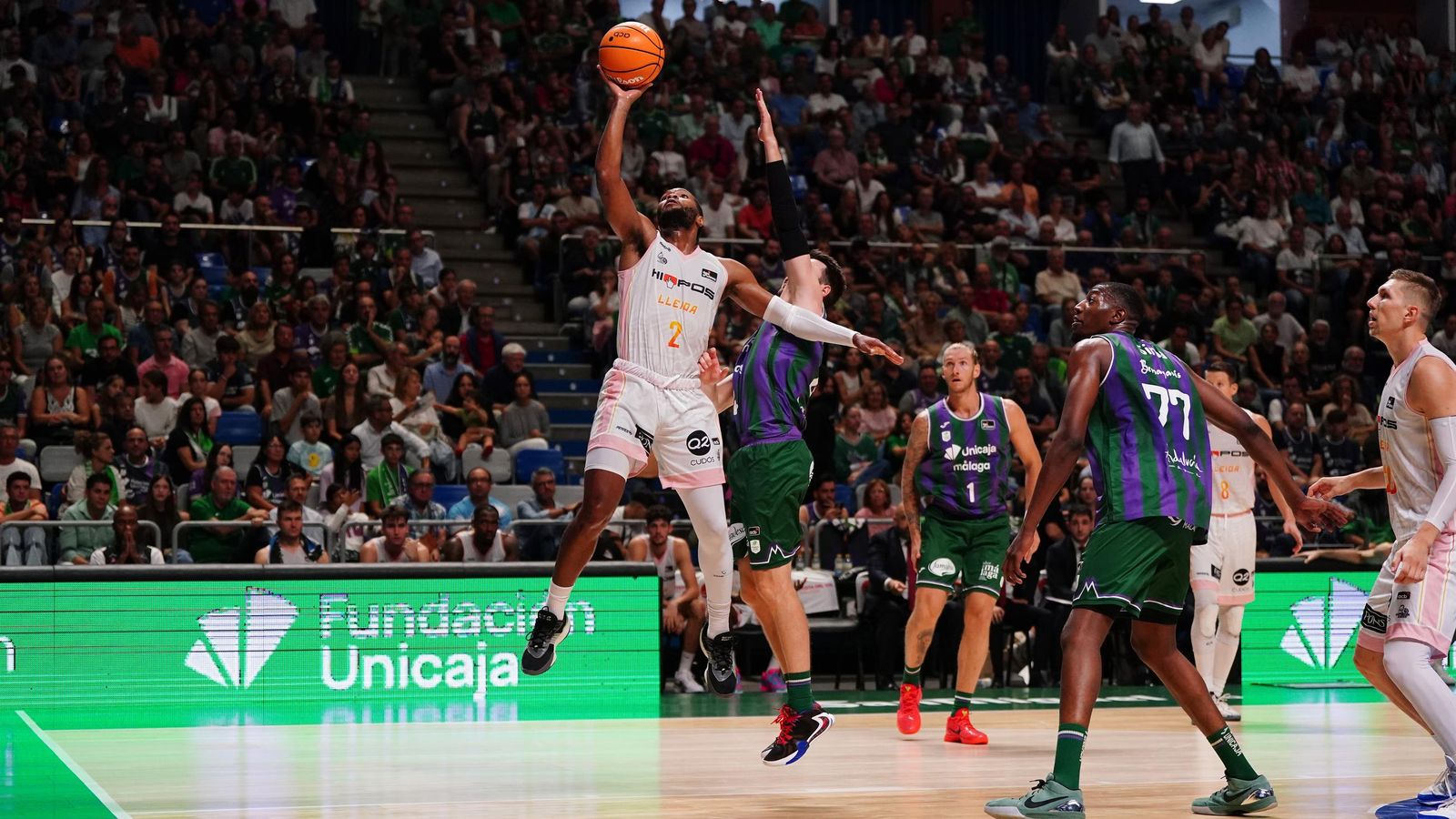 Las fotos del Unicaja-Hiopos Lleida