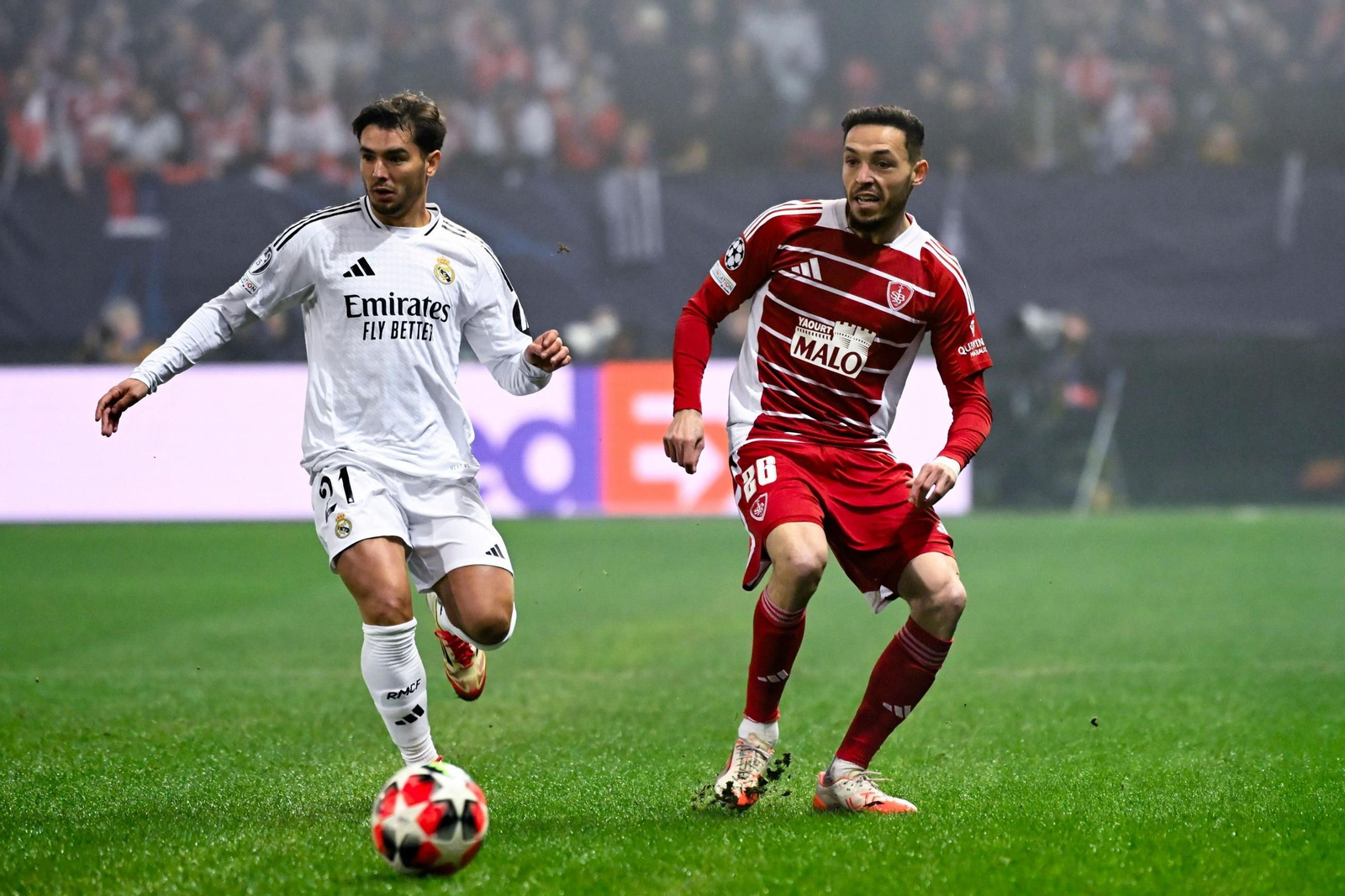 Las fotos del Brest - Real Madrid