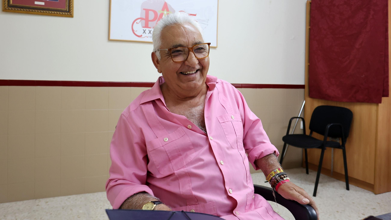 Paco Flores, histórico presidente vecinal de La Constancia. Paco Flores, histórico presidente vecinal de La Constancia.
