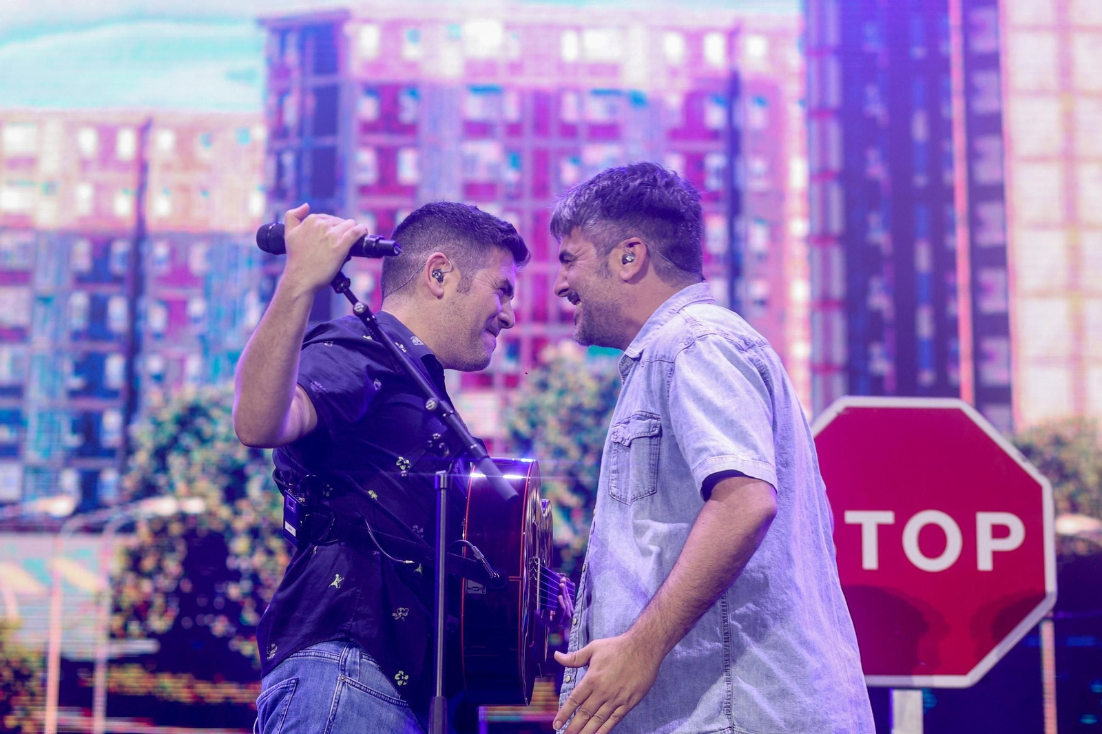 Estopa durante un concierto