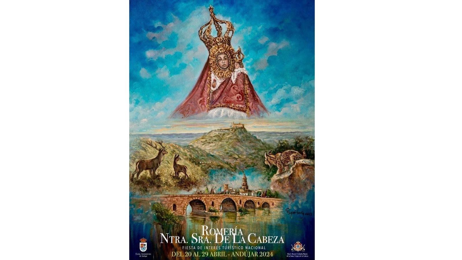 Cartel oficial de la romería 2024.