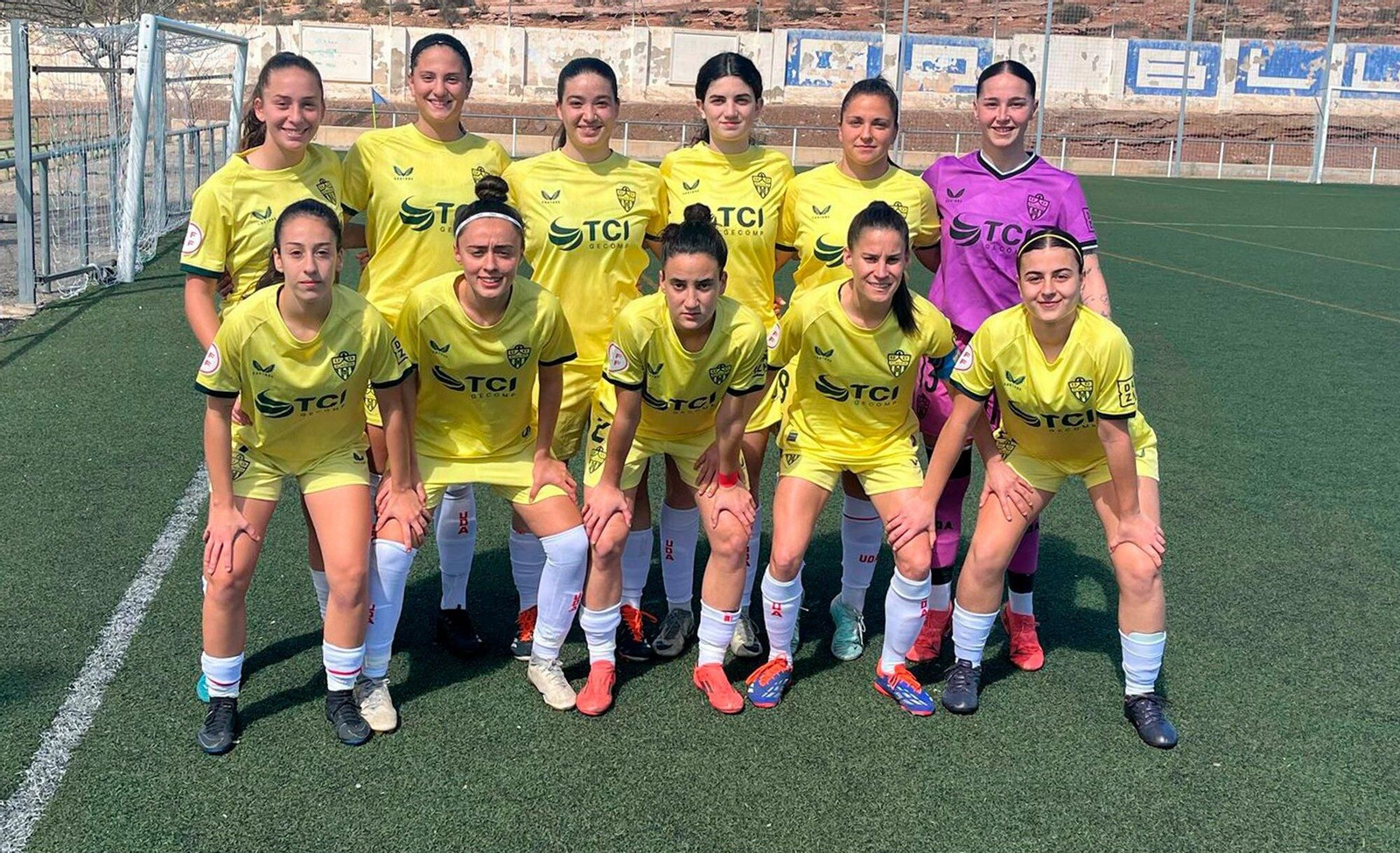 Once presentado por el conjunto almeriense en su encuentro frente al Ciudad de Murcia de este domingo.