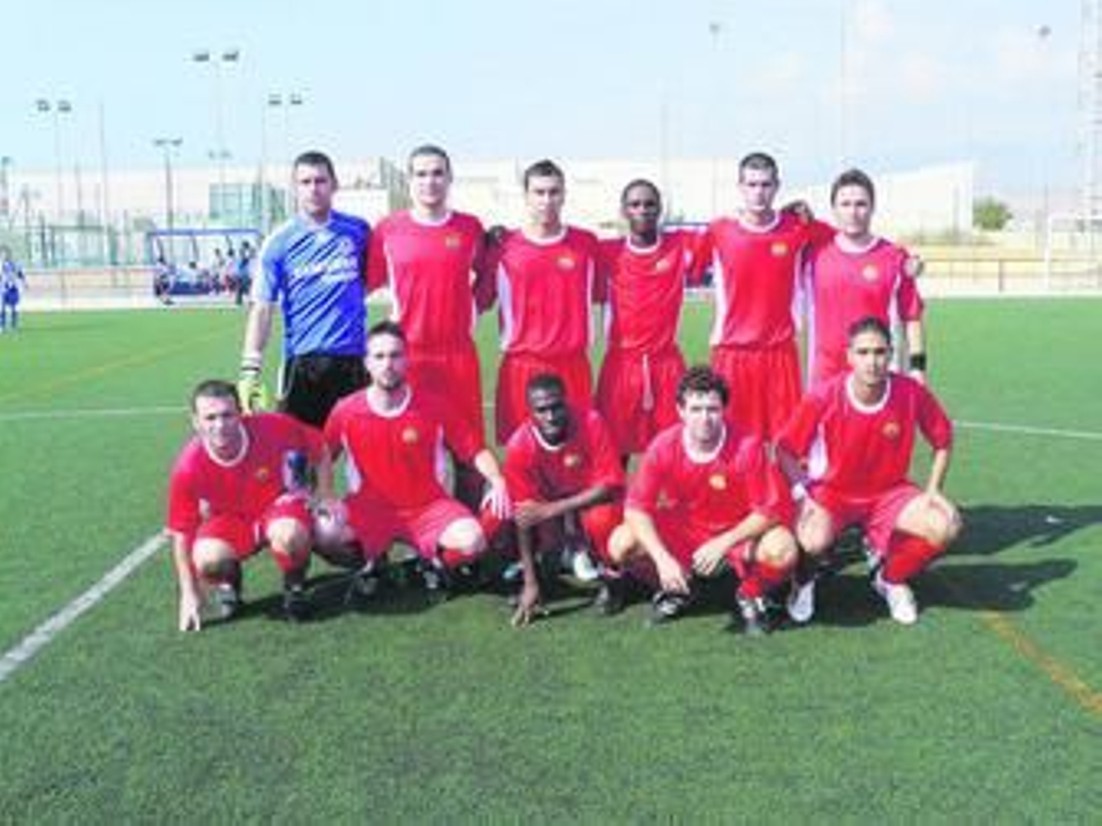 Conjunto titular del Zapillo Atlético que se enfrentó ayer al Fines Atlético.