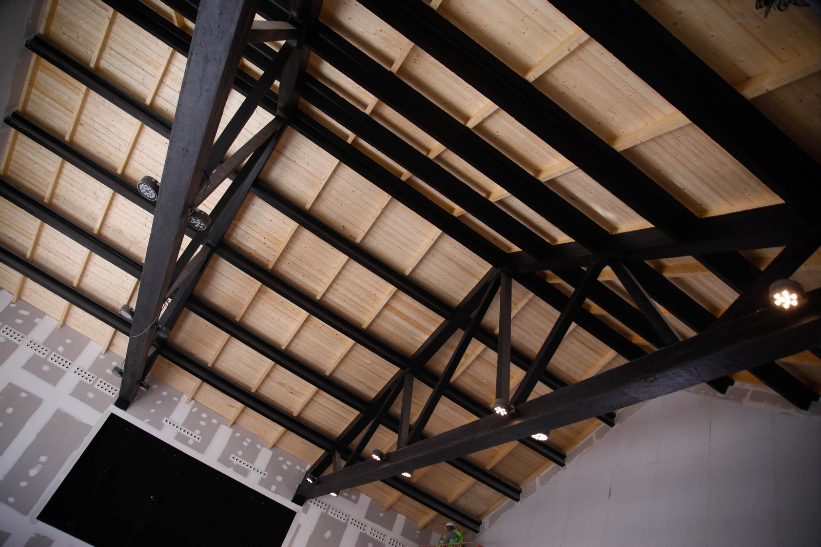 Las imágenes de la visita a la obras del Puerto de Almería