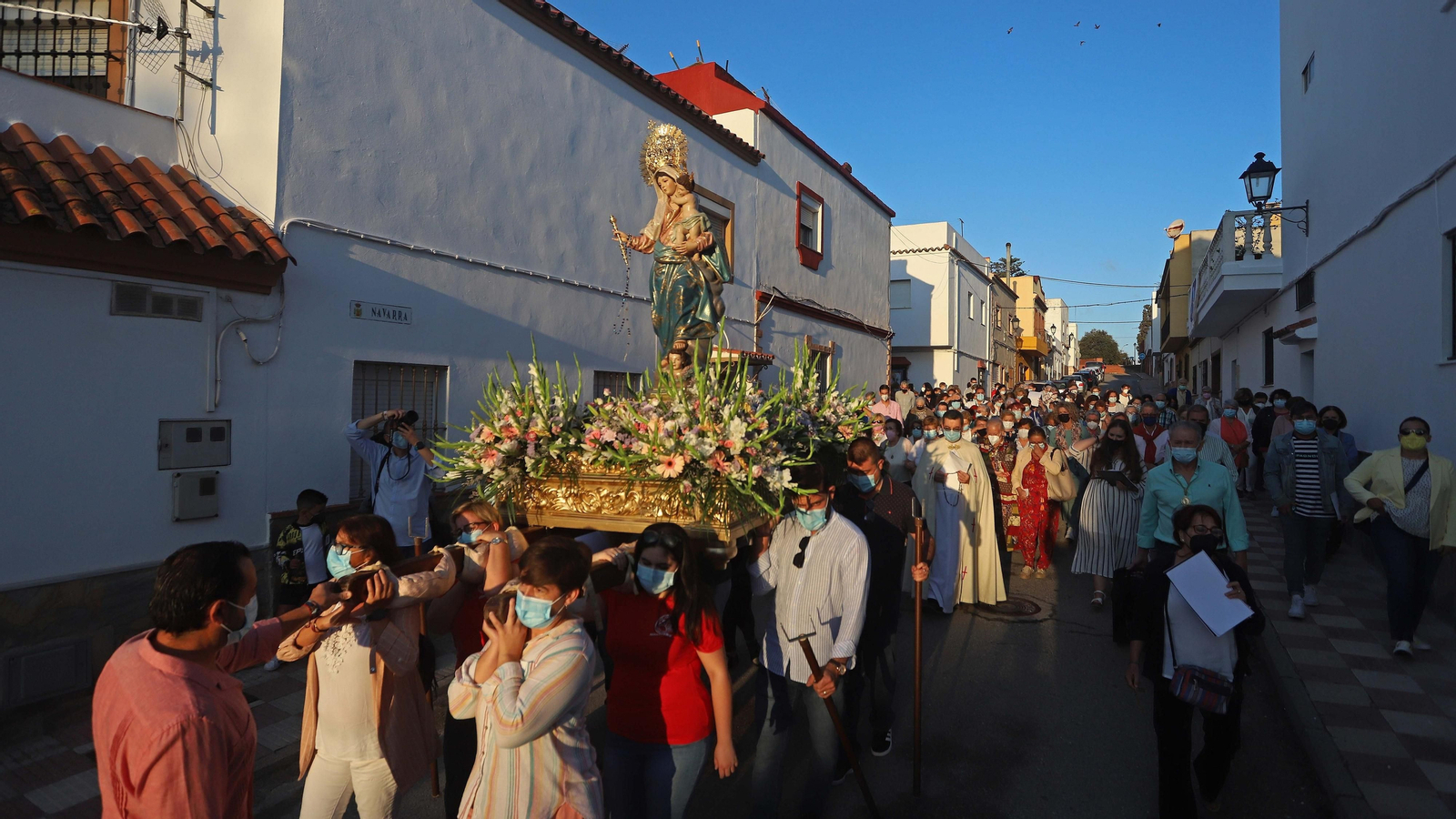 Fotos del Rosario de la Aurora de la Patrona de Los Barrios