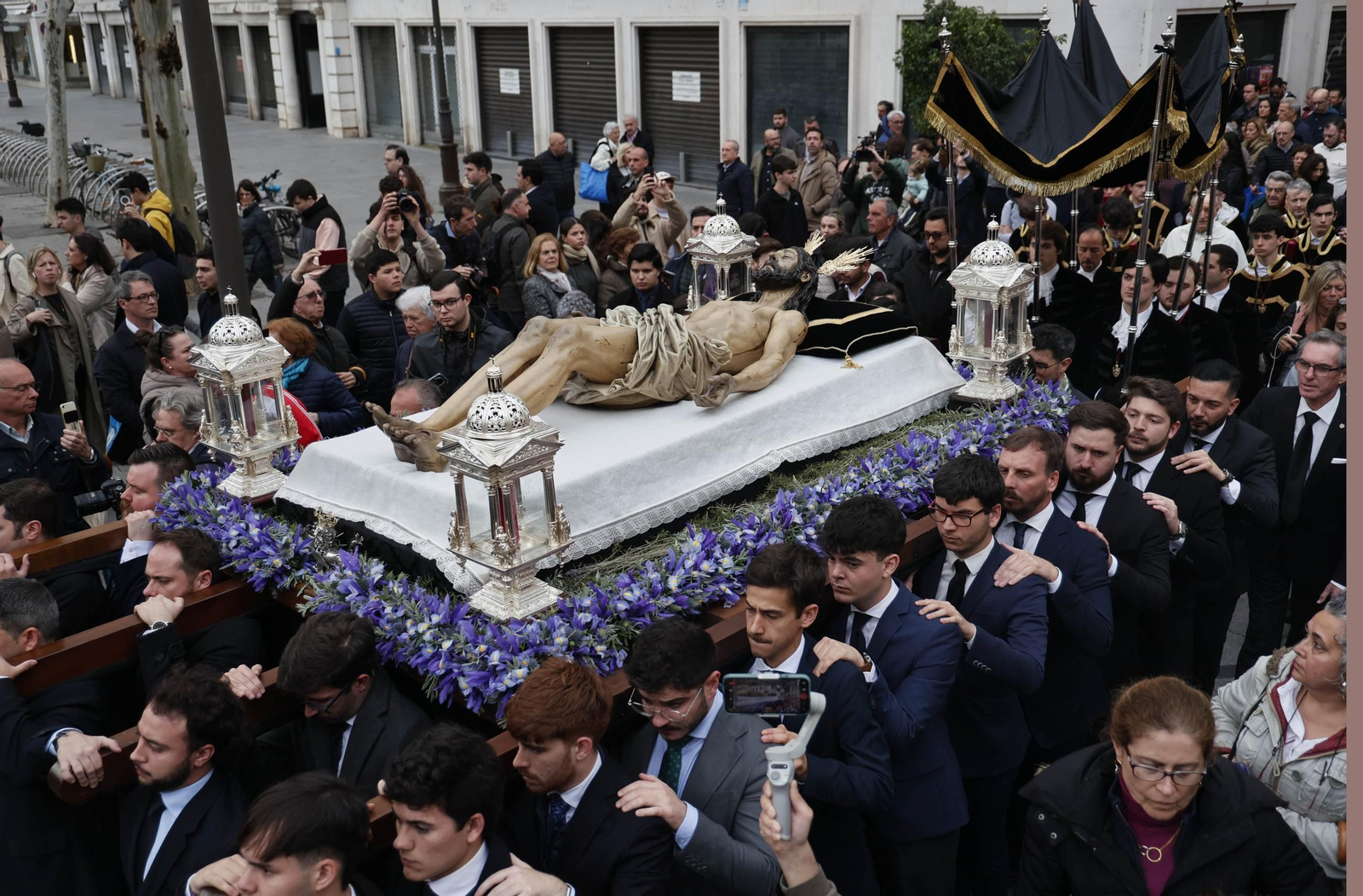 Las imágenes del Vía crucis de las Hermandades