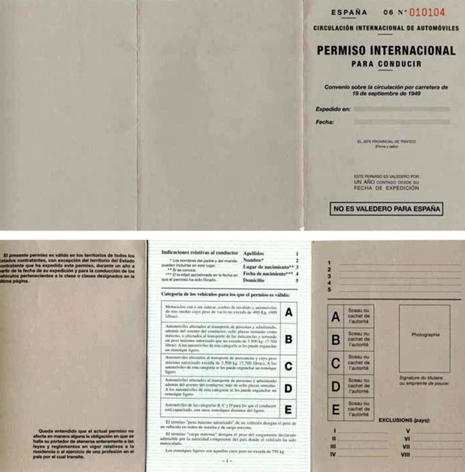 Permiso Internacional para Conducir