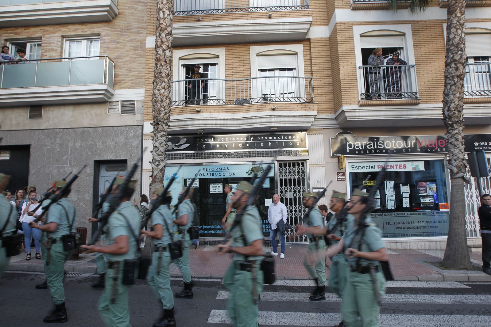 Custodia del Cristo de la Buena Muerte de La Legión. Semana Santa 2019. El Parador