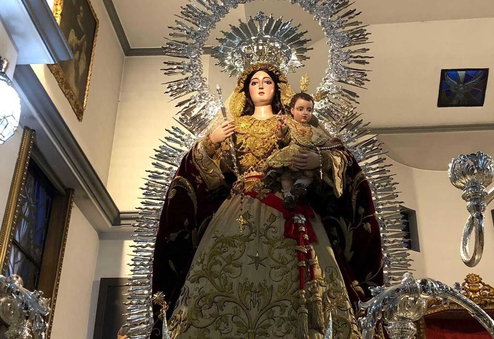 Imagen de la Virgen del Rosario de Jaén