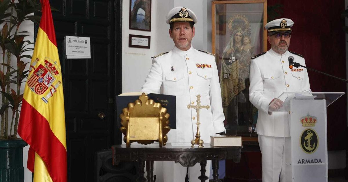 El capitán de navío josé daniel gonzález-aller lacalle, nuevo comandante naval de sevilla