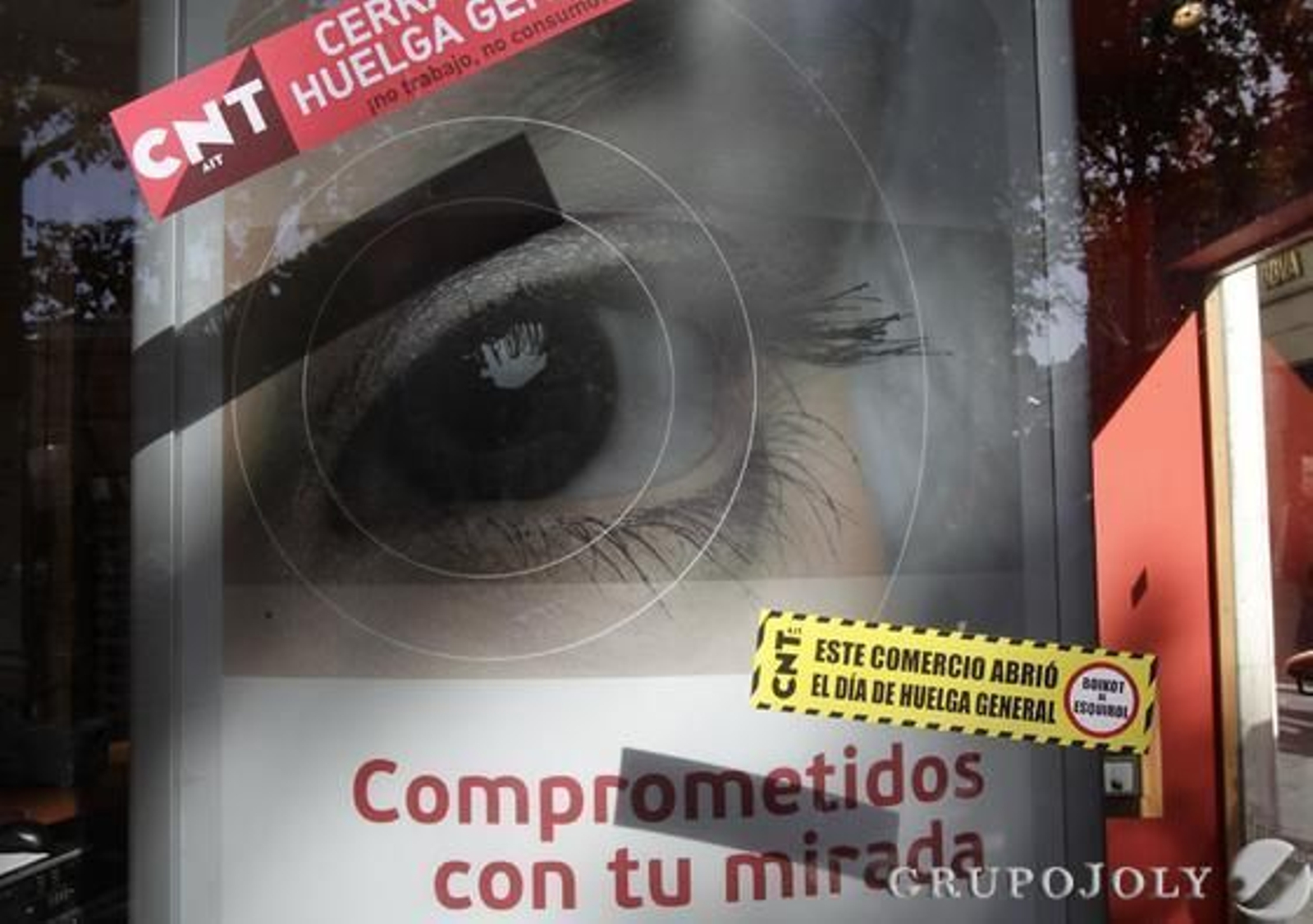 La huelga en el centro. 

Foto: Antonio Pizarro