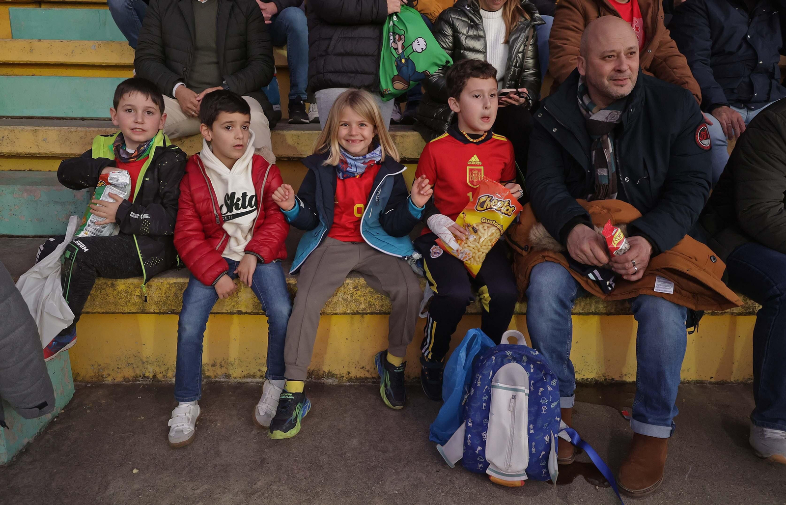 Búscate durante el España - Italia sub-17 celebrado en Los Barrios