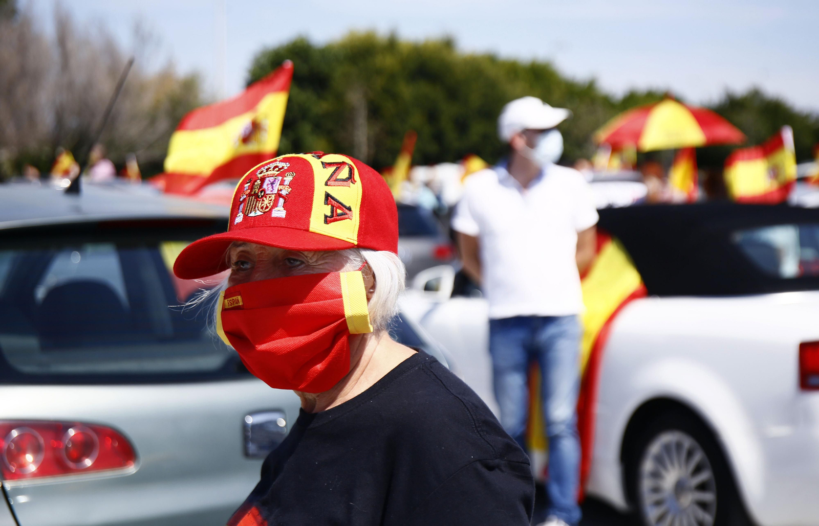 Las fotos de la caravana de protesta de Vox en Málaga