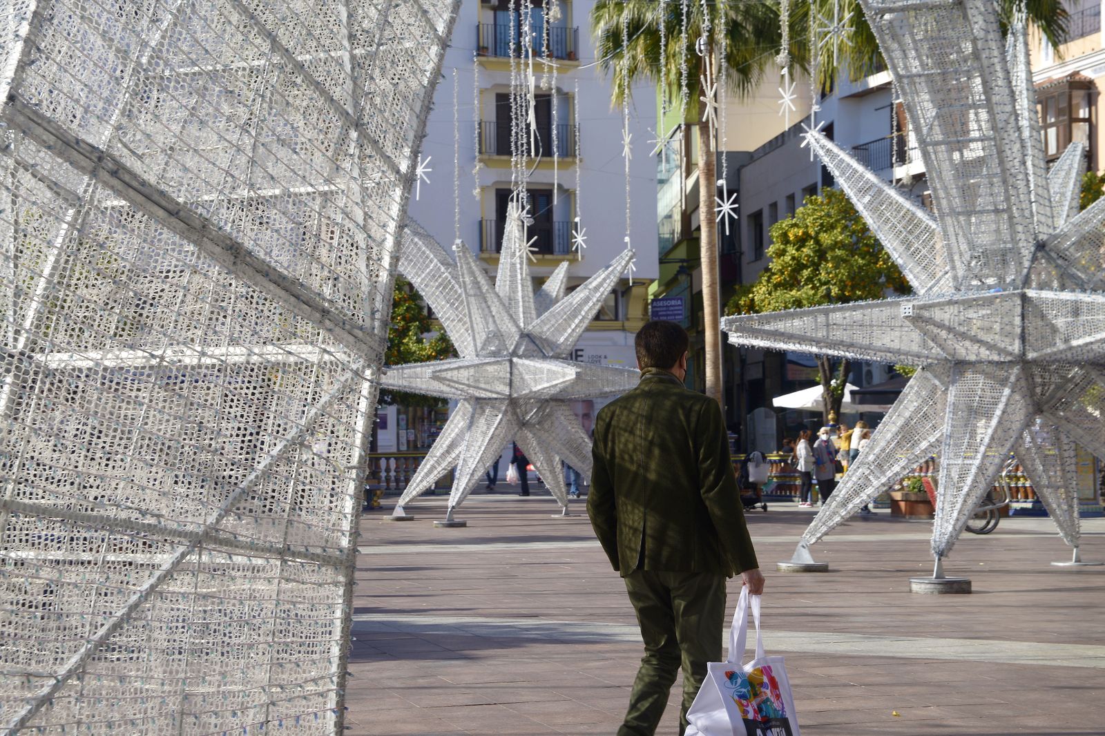 Fotos de ambiente navideño en Algeciras.