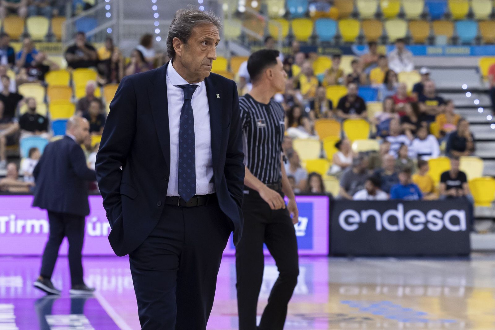 Luis Casimiro, en el Gran Canaria Arena.