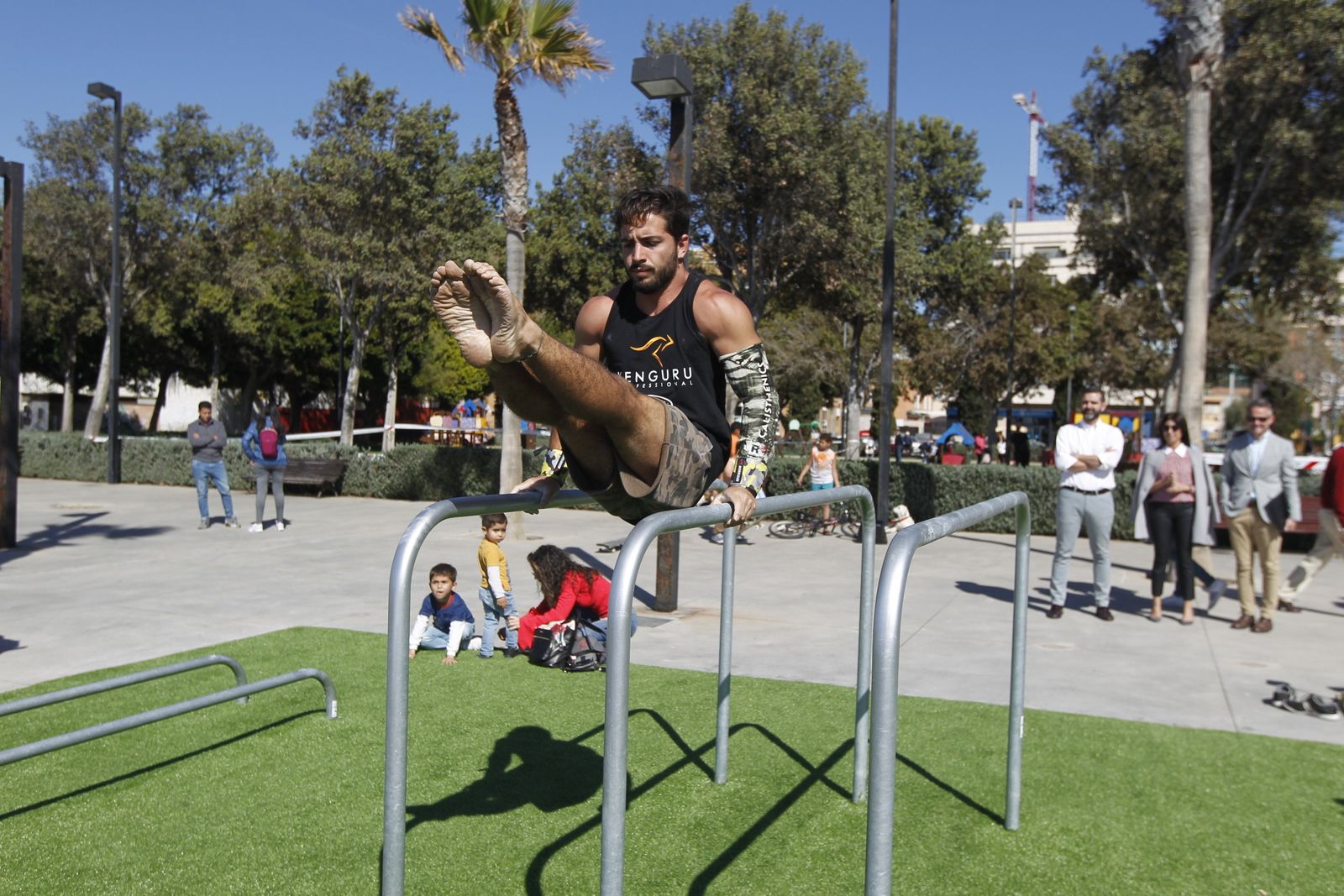 Fotogalería Pista de Calistenia. Parque de los Periodistas. Almería