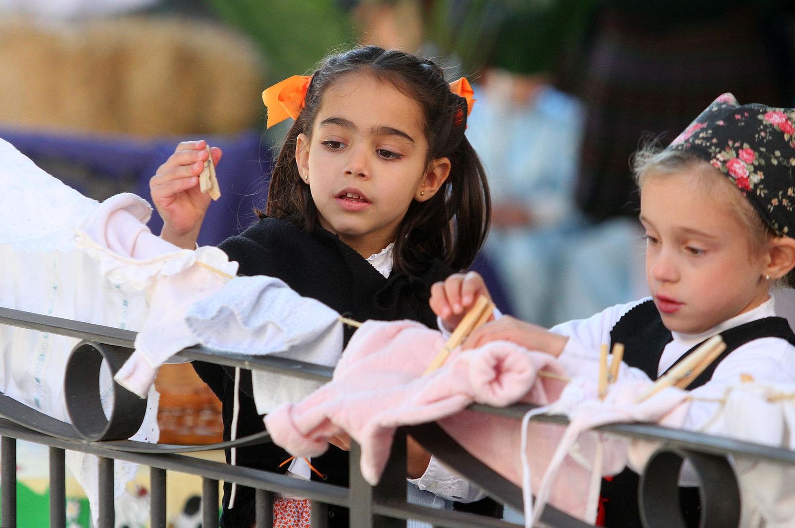 Imágenes del Belén viviente del Colegio María Inmaculada.