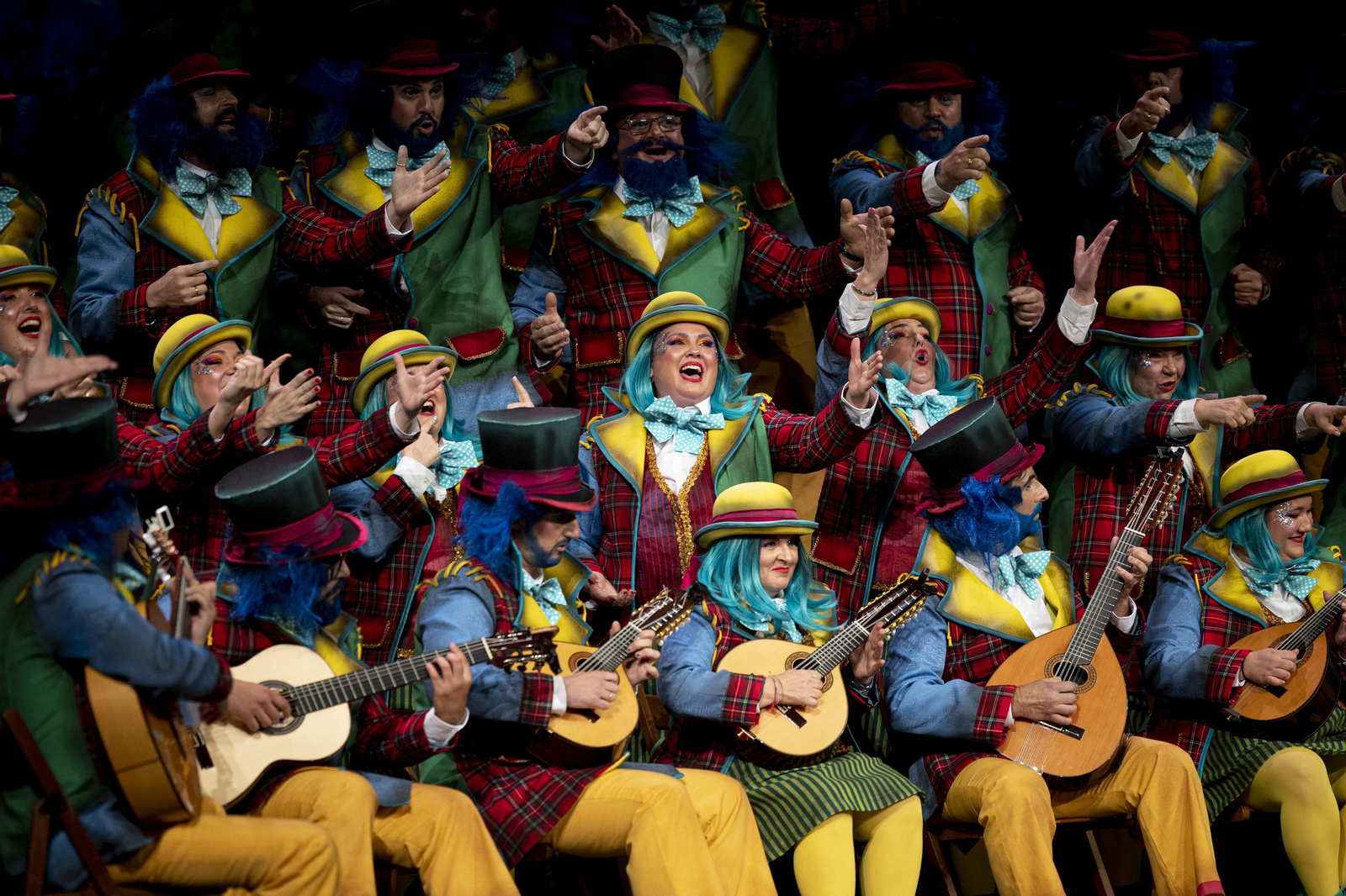 Coro 'Los vitamina'.