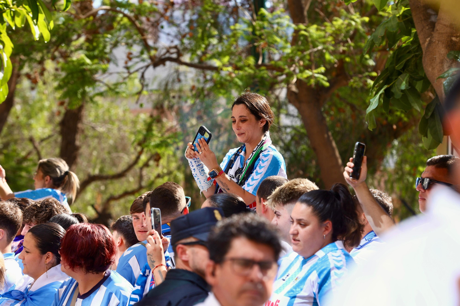 Las fotos de otra exhibición de la afición antes del Málaga-Nàstic