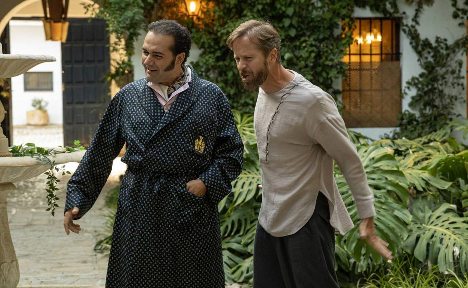 Alfonso Sánchez y Alberto López, los 'compadres', en una imagen del filme.