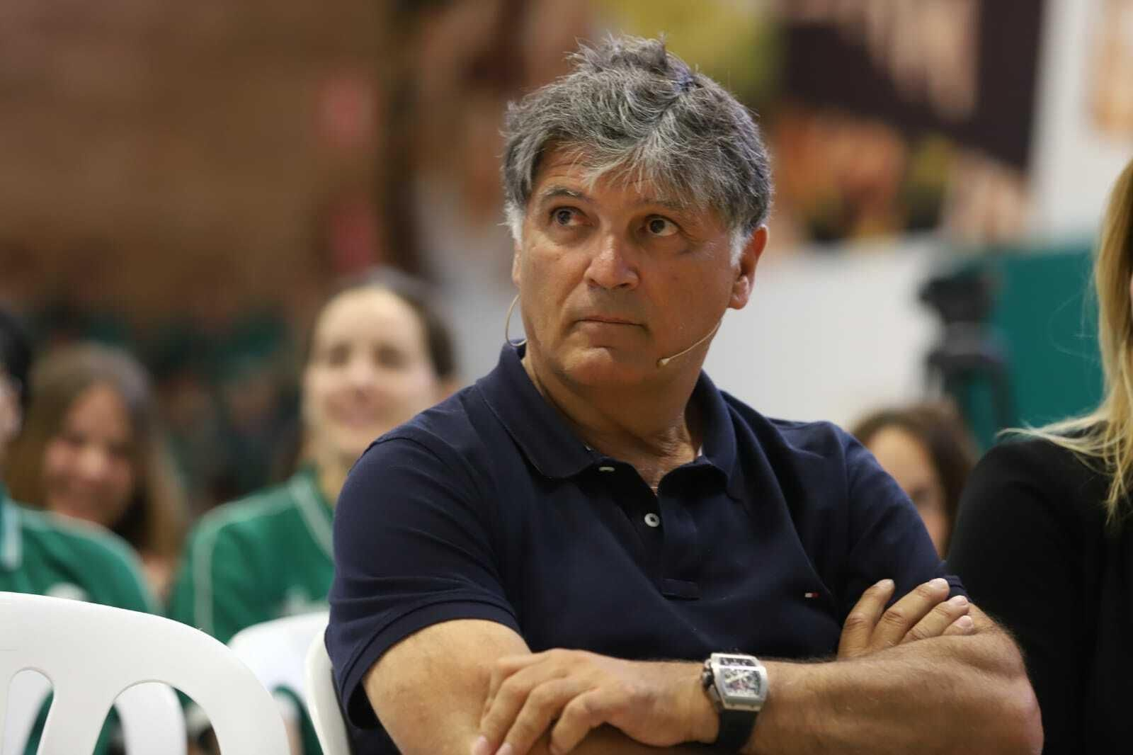 Toni Nadal, en su conferencia en Los Guindos.
