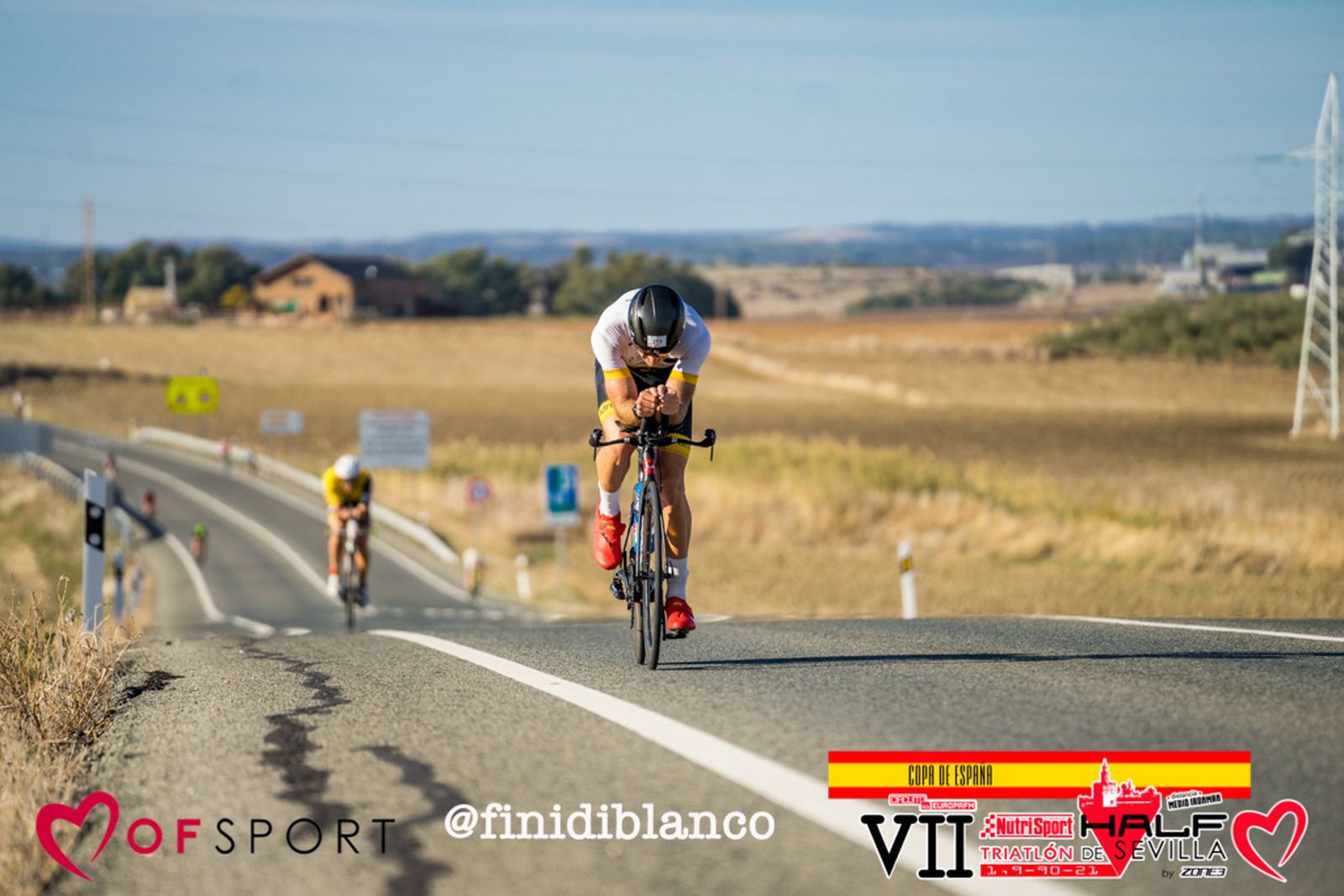 Una imagen de la prueba de ciclismo por la provincia de Sevilla.