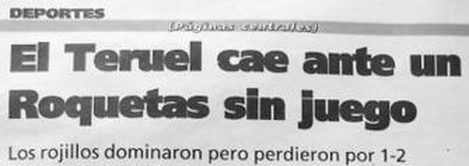 Teruel: El síndrome de Villarrobledo