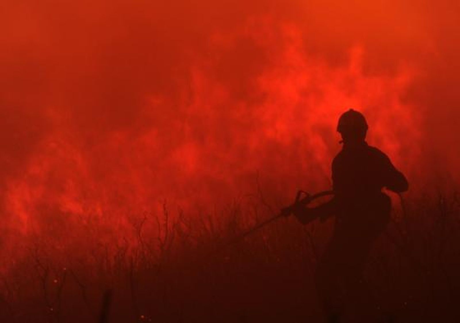 Imágenes del incendio de La Jonquera.

Foto: AFP