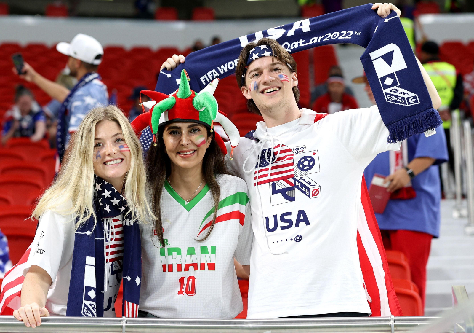 Las imágenes del Irán - Estados Unidos del Mundial de Qatar