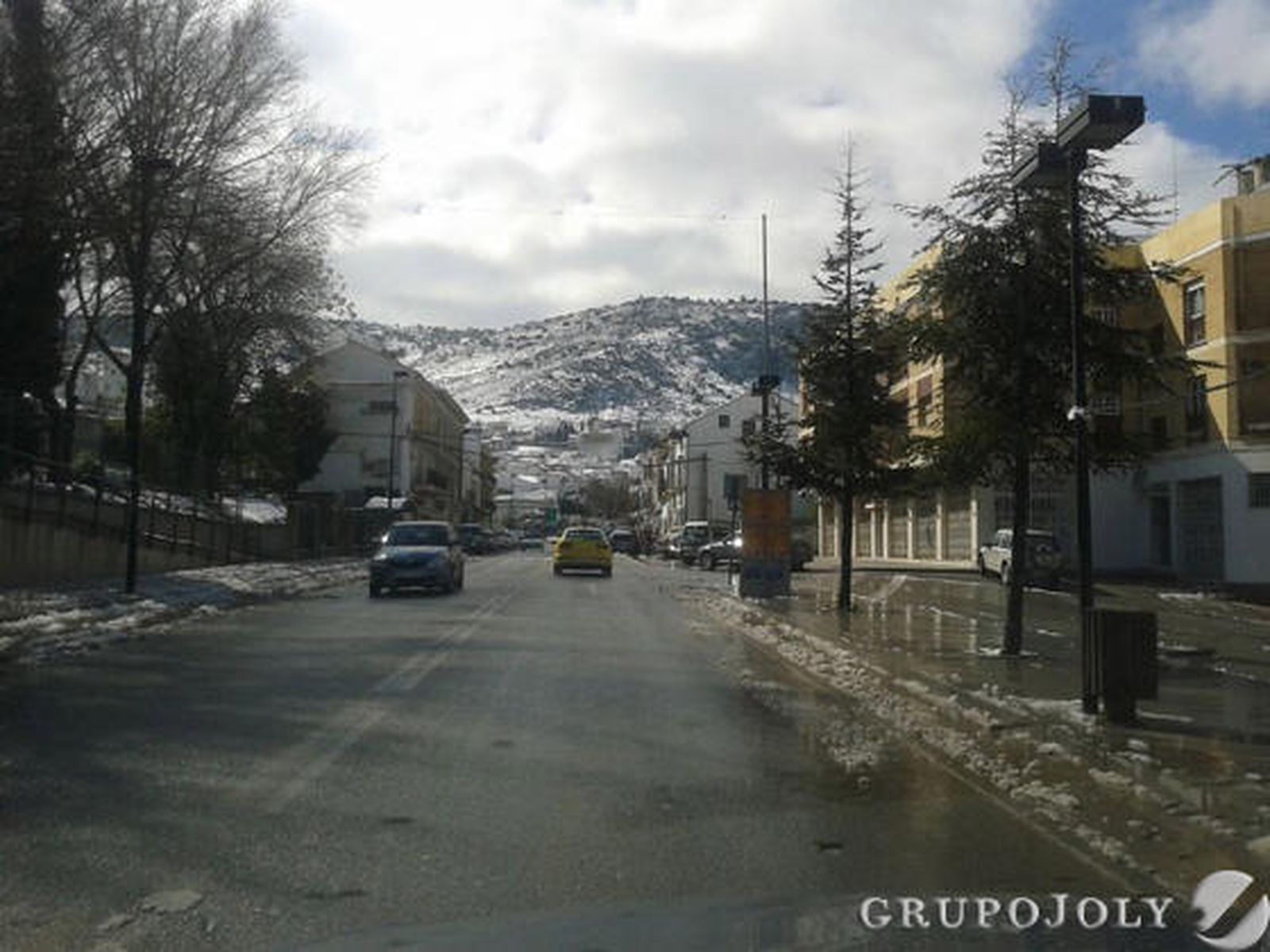 Nieve en Estepa./ Ángela Páez