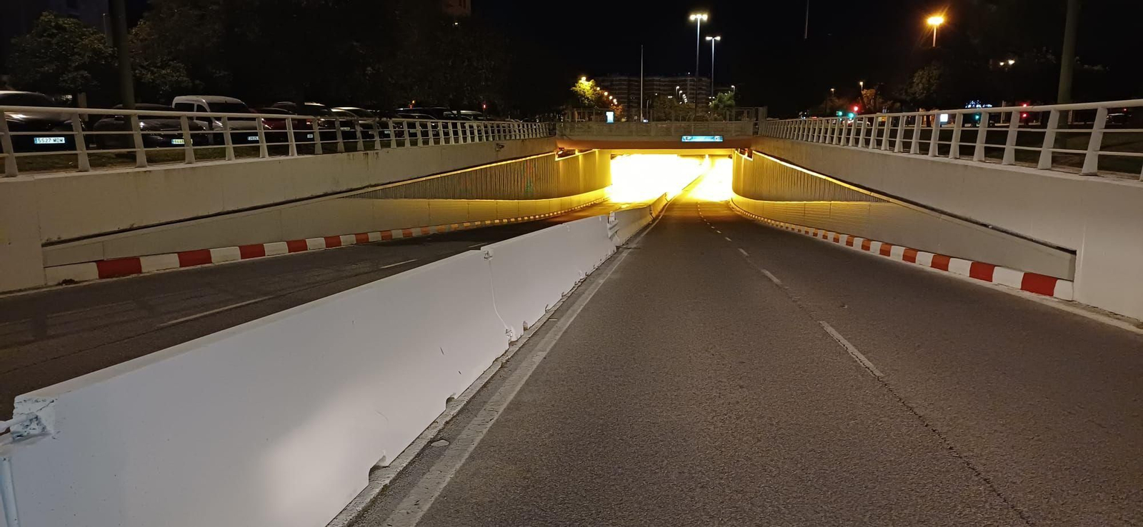 El paso inferior del Tamarguillo