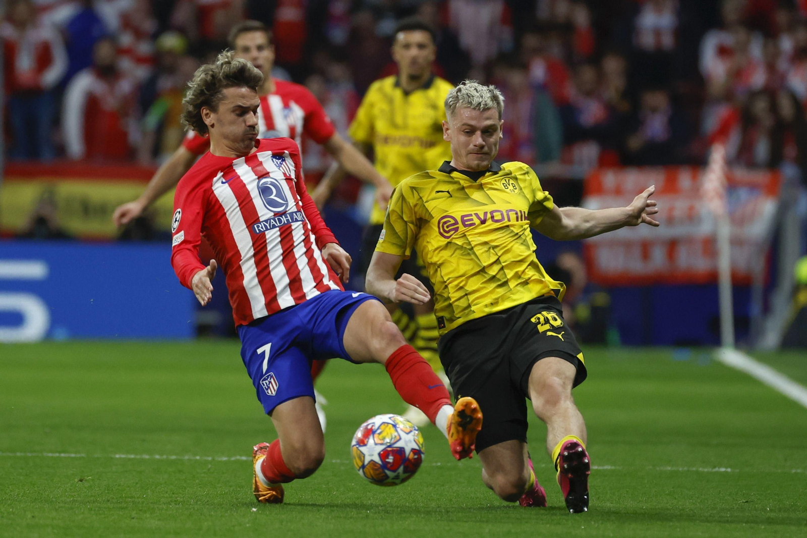 El Atlético de Madrid - Borussia Dortmund, en fotos