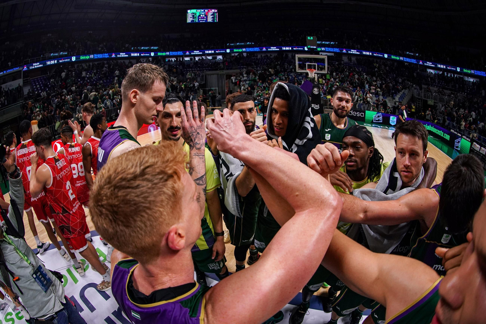 El Unicaja-Baxi Manresa, en fotos