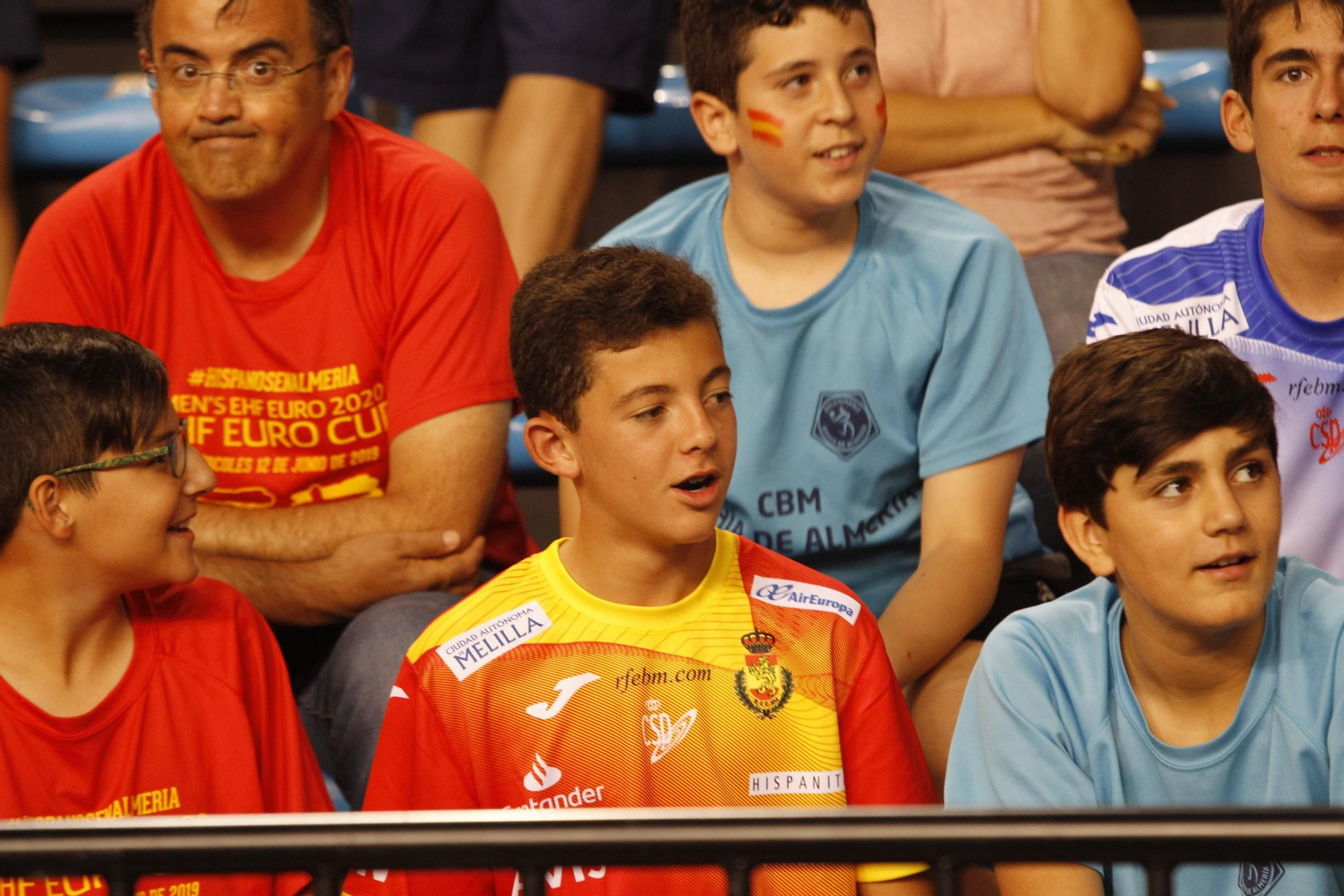Fotogalería España-Suecia. Balonmano. Palacio Juegos Mediterráneos. Almería