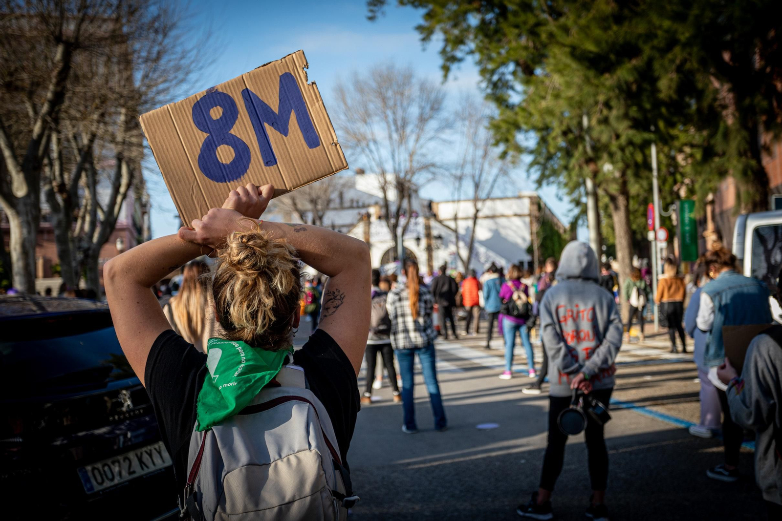 Concentración por el 8-M en Cádiz
