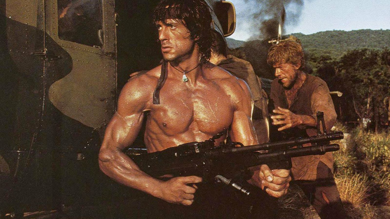 Un fotograma de 'Rambo II'.