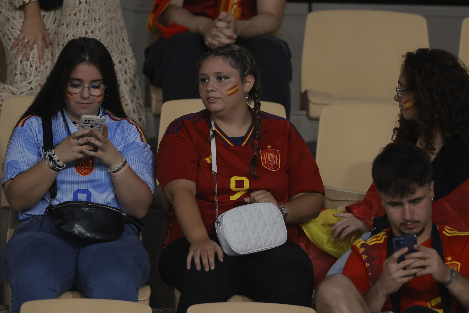 Búscate en las fotos del España-Escocia