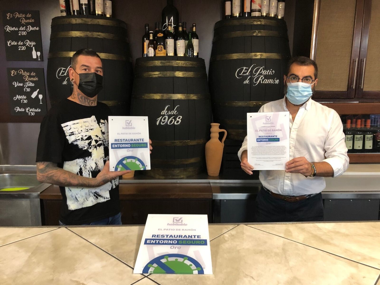 Granada tiene ya su primer restaurante con el distintivo ‘Entorno Seguro’ ante el coronavirus