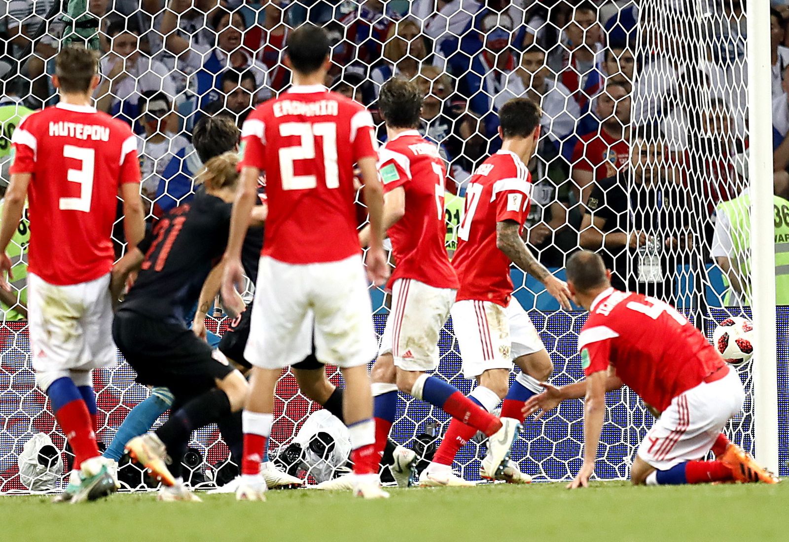 Las imágenes del Rusia-Croacia